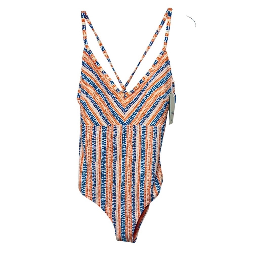 Lemlem x H&M One Piece Striped Women’s Bathing Suit Sz XL - Picture 4 of 12